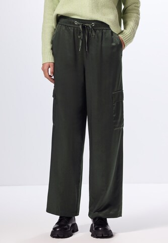 Street One Studio Loose fit Cargo Pants in Green