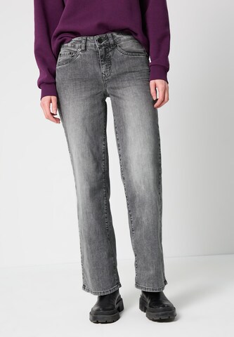 STREET ONE Loose fit Jeans in Black: front