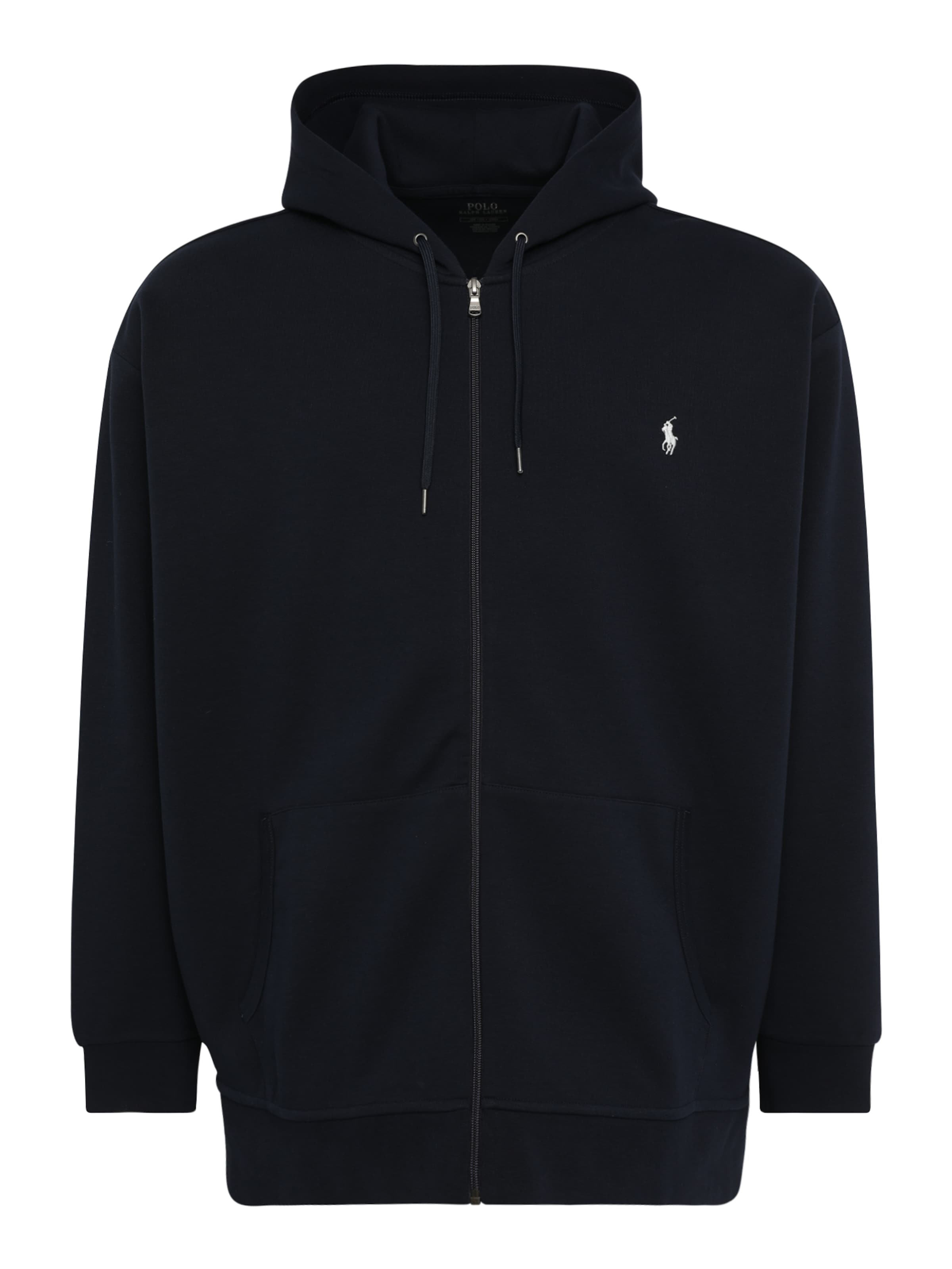 Giacca di felpa di Polo Ralph Lauren Big & Tall in blu: frontale