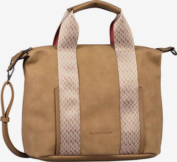 TOM TAILOR Handbag in Brown: front
