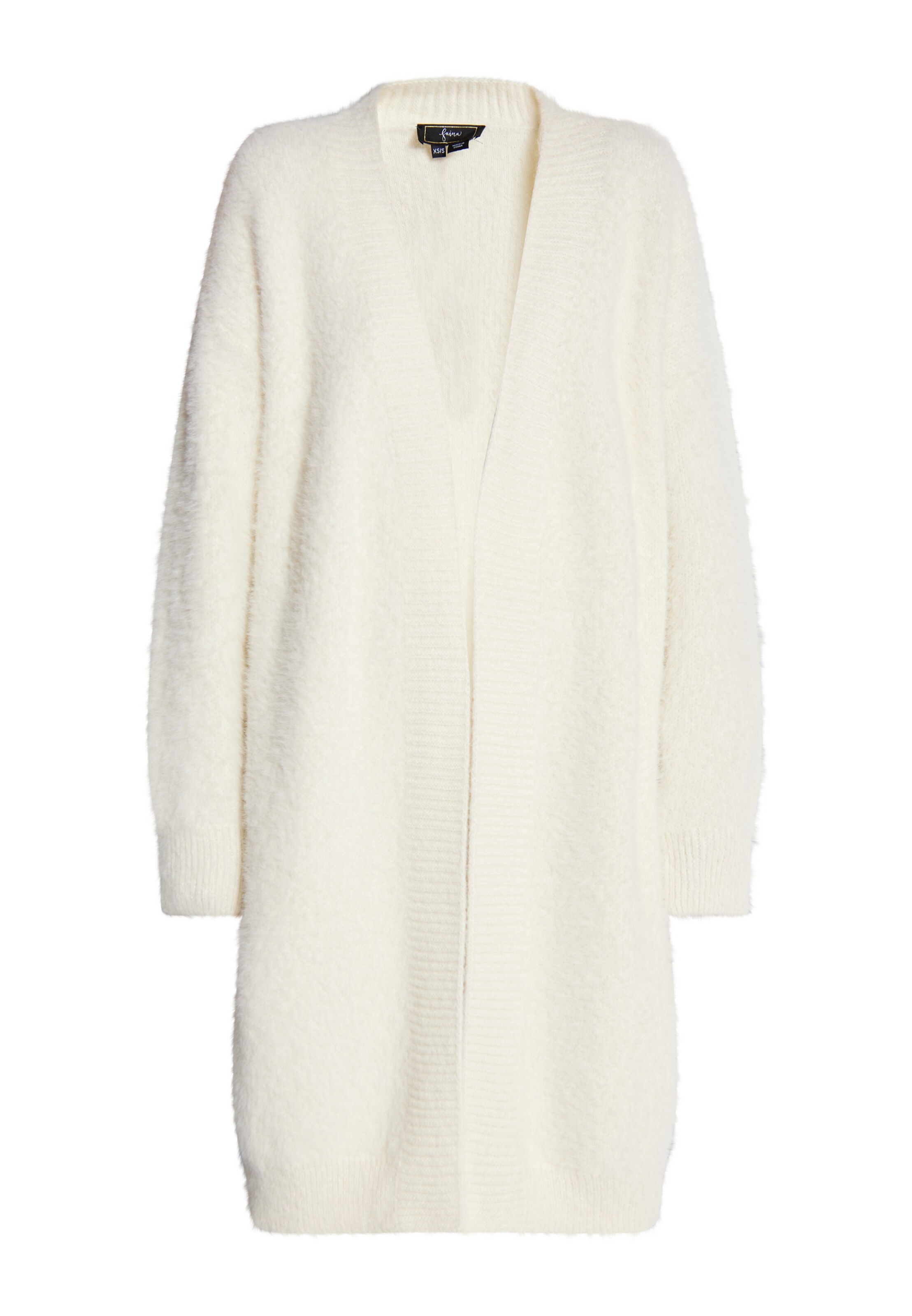 Giacchetta di faina in bianco: frontale