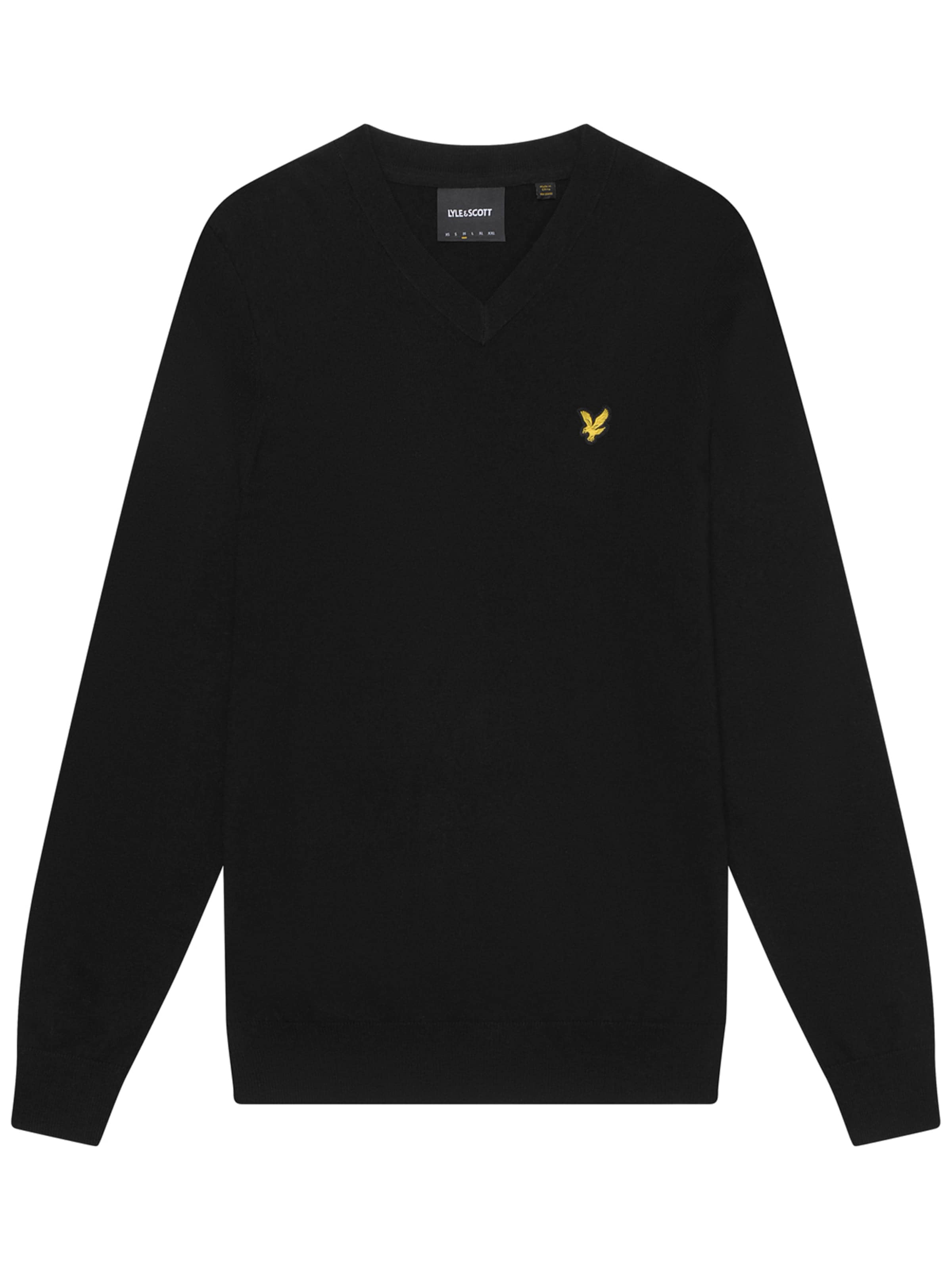 Lyle & Scott Trui in Zwart: voorkant