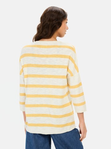 CAMEL ACTIVE Rundhals Pullover aus Baumwolle in Orange
