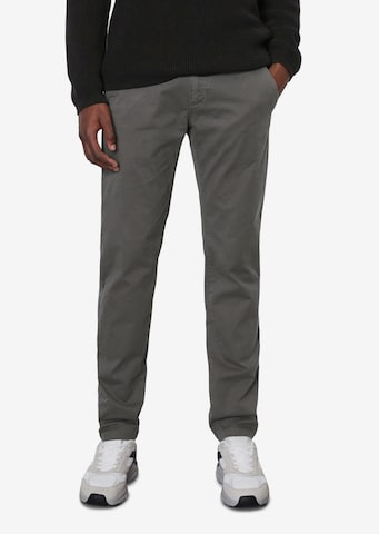 Marc O'Polo - Slimfit Pantalón chino en gris: frente