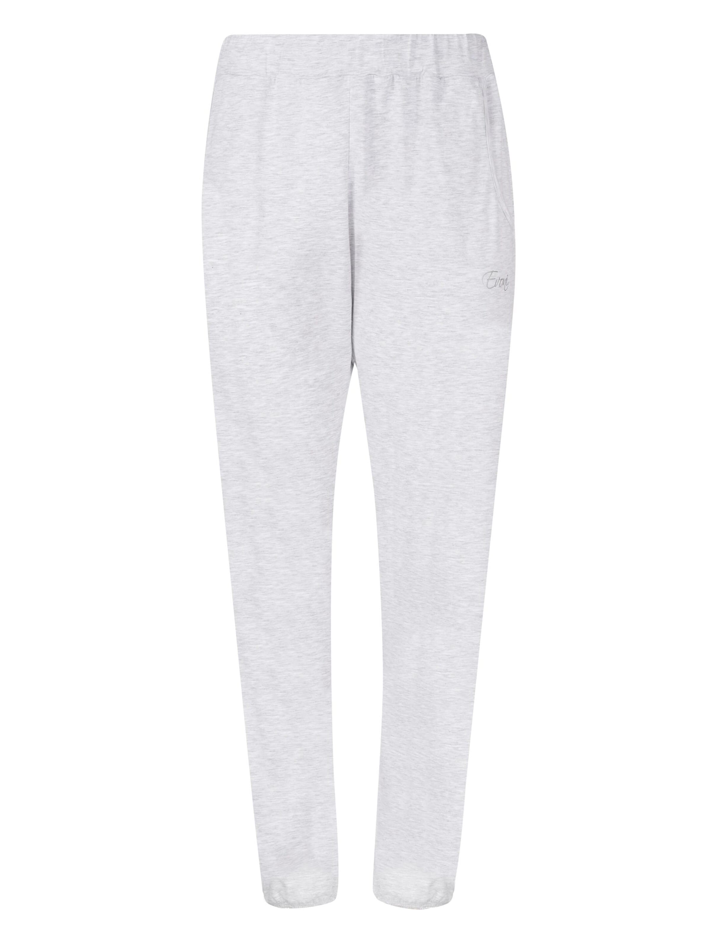 Evoni Sports trousers 'Dünne Lockere aus Baumwolle' in Grey: front