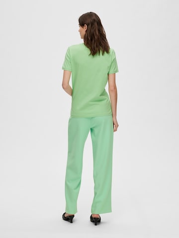 SELECTED FEMME Shirt 'MY ESSENTIAL' in Green