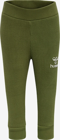 Hummel Skinny Leggings 'SAMI' in Green: front