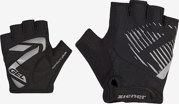 ZIENER Athletic Gloves in Black: front