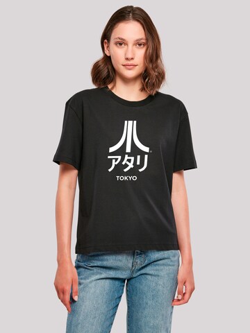 F4NT4STIC Shirt 'Atari Tokyo Arcade Games' in Zwart: voorkant