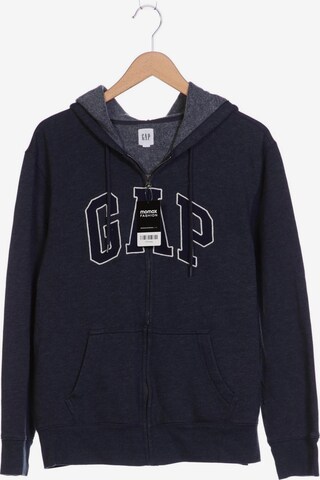 GAP Sweatshirt & Zip-Up Hoodie in L in Blue: front
