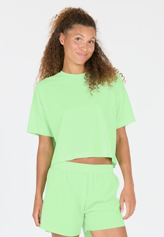 Athlecia Functioneel shirt 'Reynolds' in Groen: voorkant