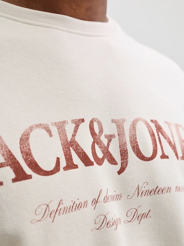 Felpa 'JJDEVIN DAYTONA' di JACK & JONES in beige
