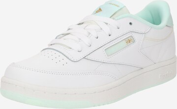 Sneaker low 'CLUB C' de la Reebok pe alb: față