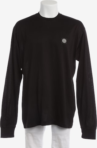 Stone Island Freizeithemd / Shirt / Polohemd langarm XL in Schwarz: Vorderseite