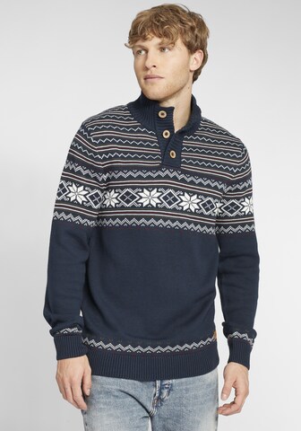BLEND Trui in Blauw: voorkant