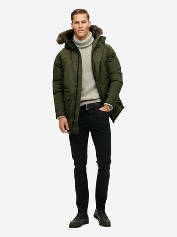 Superdry Winterparka in Groen