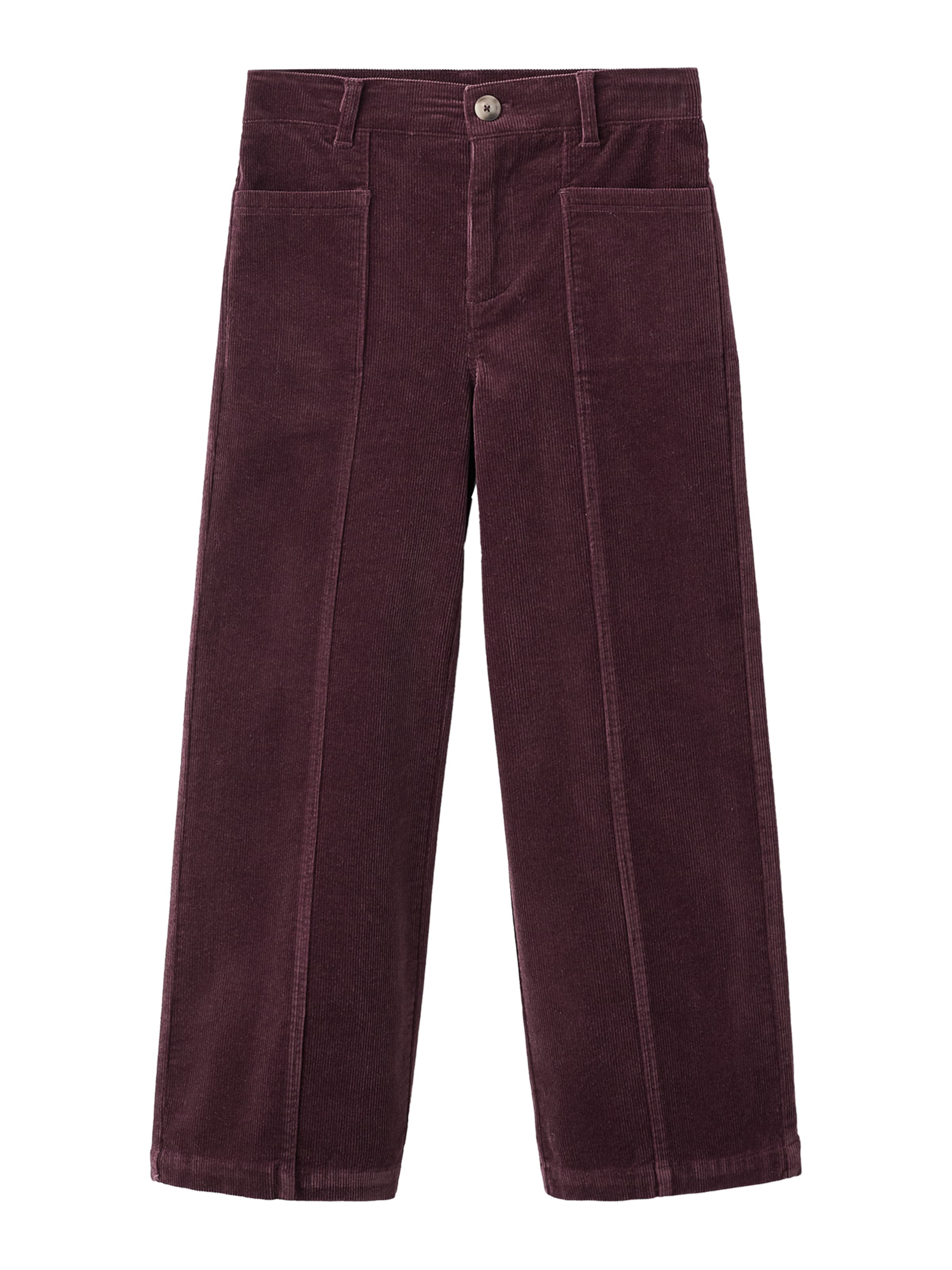 MANGO KIDS Lużny krój Spodnie 'CRIS' w kolorze czerwony: przód