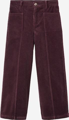 MANGO KIDS Панталон 'CRIS' в червено: отпред