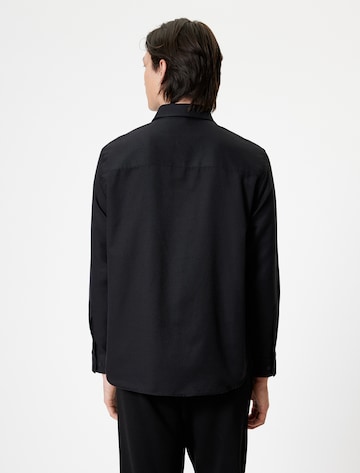 Koton Regular fit Button Up Shirt in Black