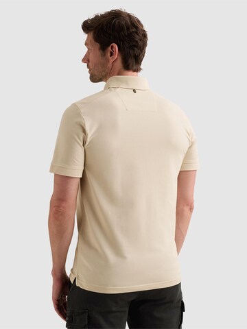 PME Legend Paita 'PME LEGEND - Polo shirt in piqué with stretch and flight pocket' värissä beige