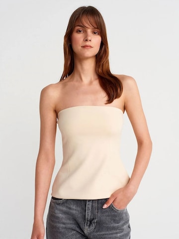 Dilvin Bandeau in Beige: Vorderseite