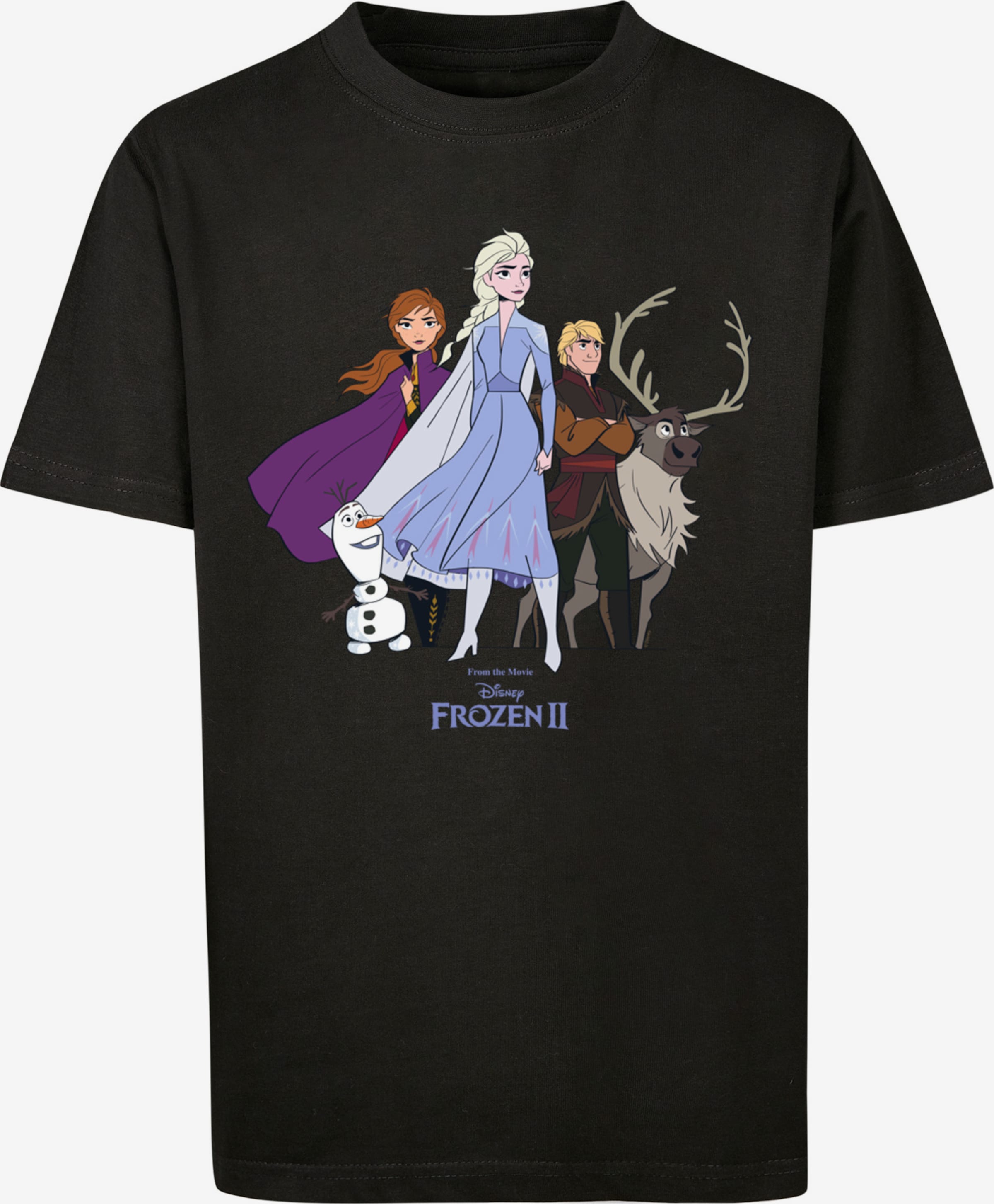 F4NT4STIC Shirt \'Frozen 2 Gruppe\' in Black | ABOUT YOU