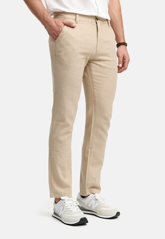 INDICODE JEANS Regular Broek in Beige