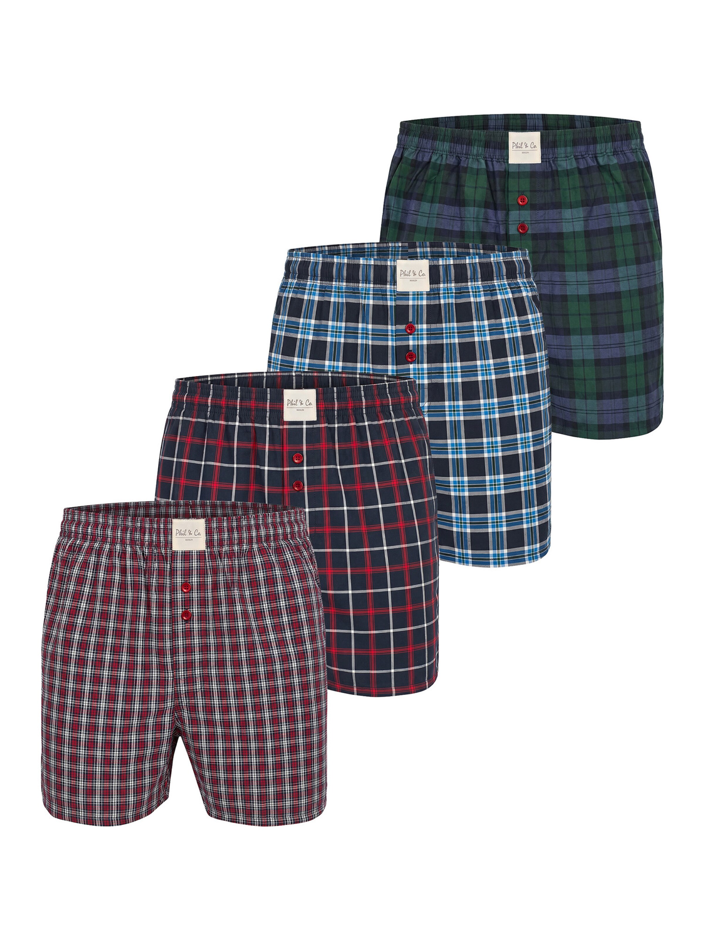 Boxers ' Combo ' Phil & Co. Berlin en bleu : devant