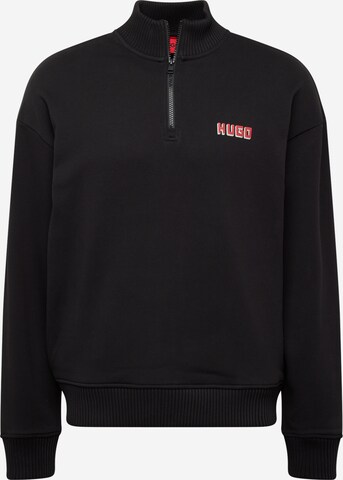 HUGO Sweatshirt 'Diqiele' i svart: framsida