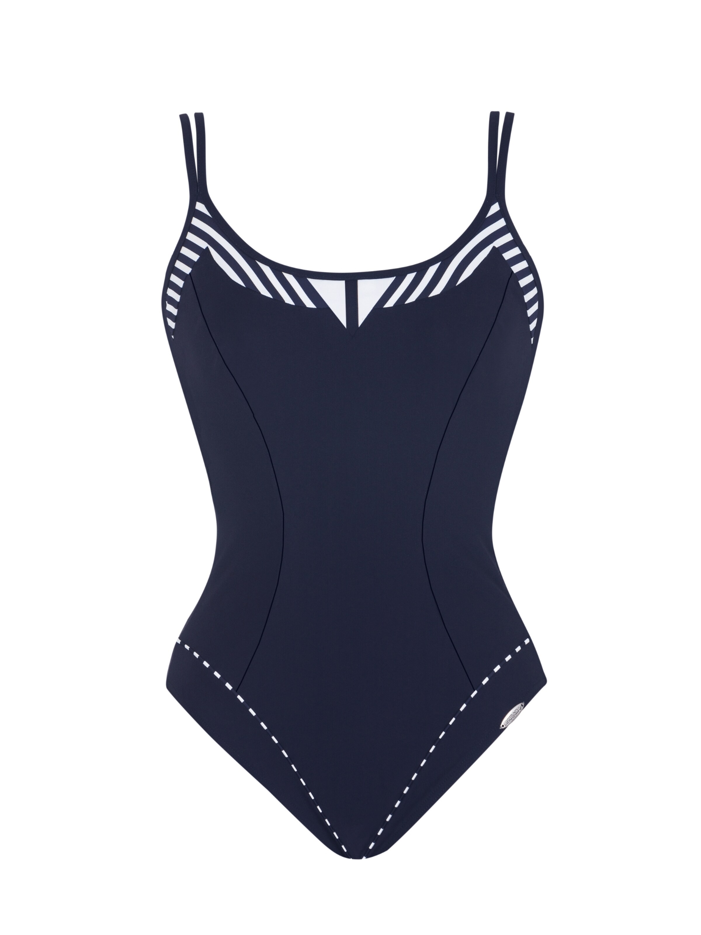 SUNFLAIRBustier Jednodijelni kupaći kostim - plava boja: prednji dio