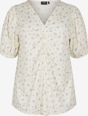 ZizziBluza 'Vlili' - bijela boja: prednji dio