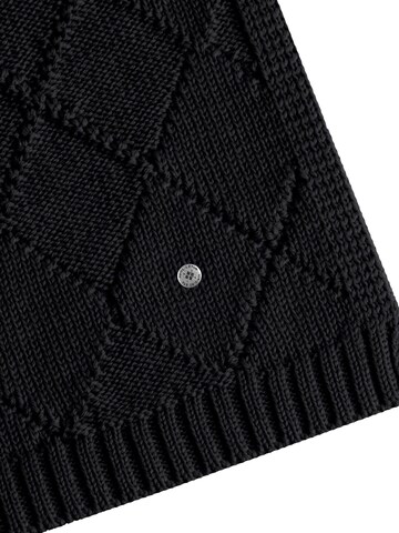 BURLINGTON Schal 'Argyle Accent'‌‌‌‌‌‌ in Schwarz