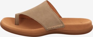 GABOR T-Bar Sandals 'Dianette' in Brown