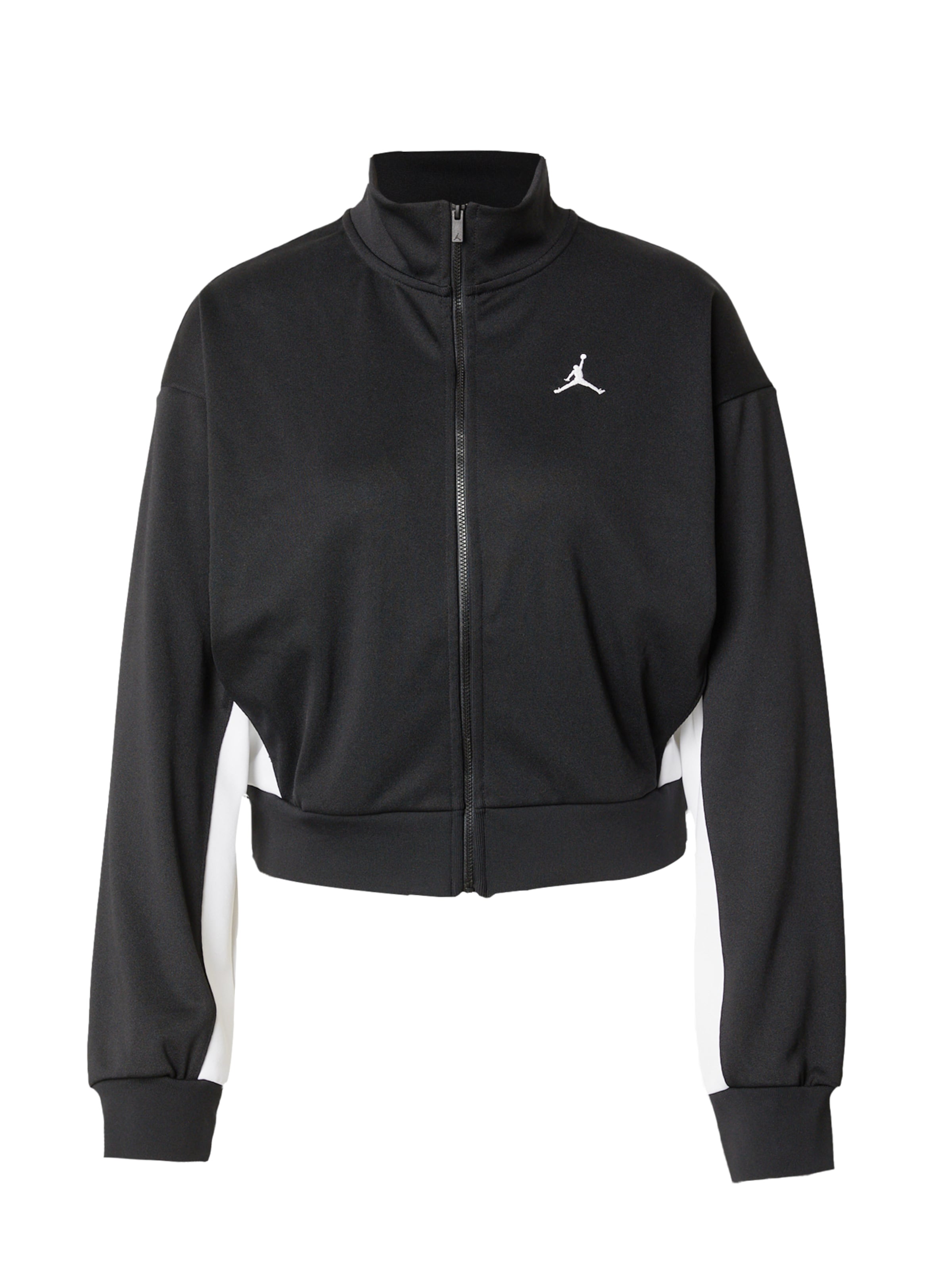 Jordan Sweat jacket in Black: front
