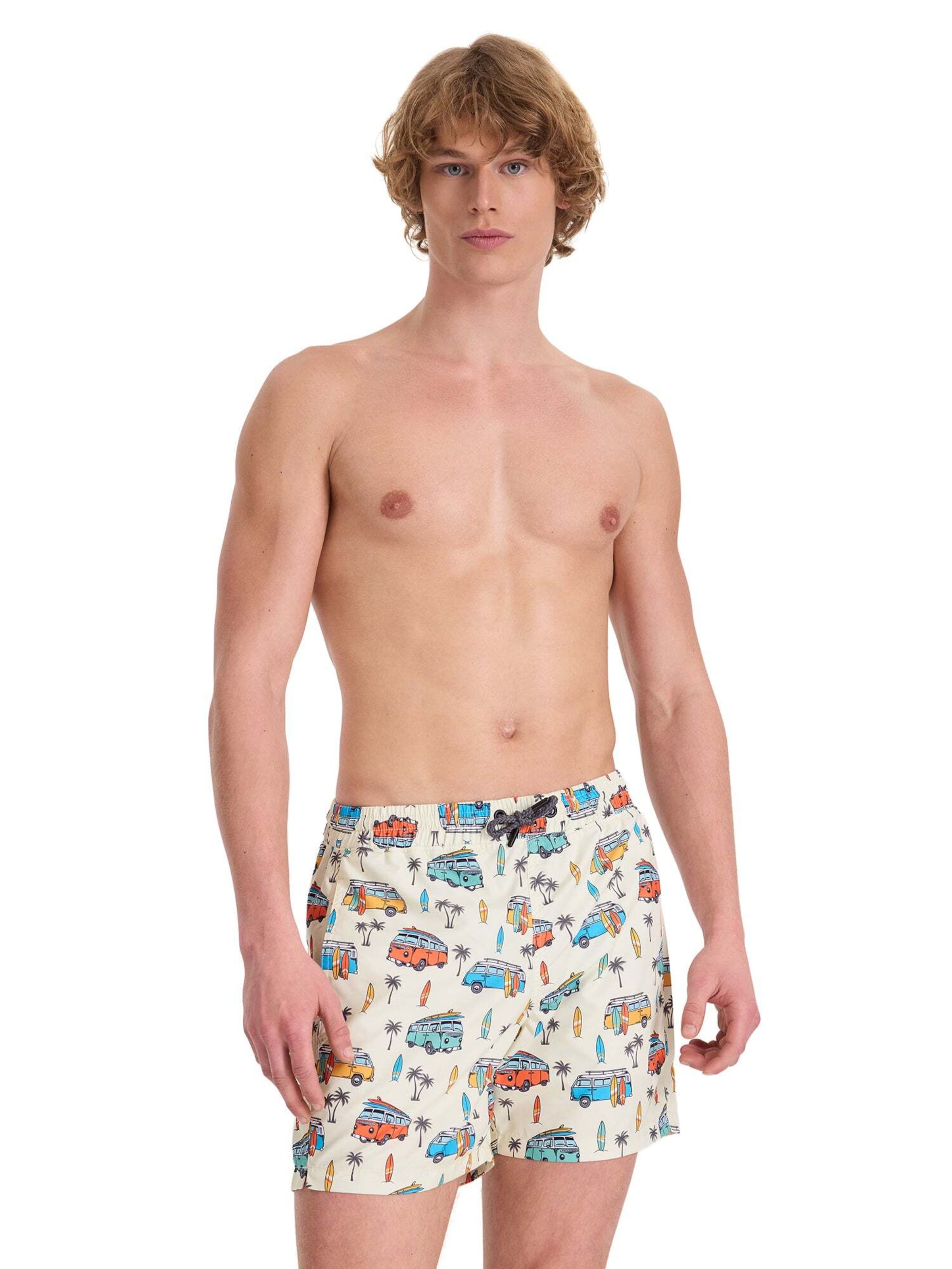 Shorts de bain WESTMARK LONDON en mélange de couleurs : devant