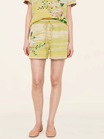 Regular Pantalon 'Sunset' Odd Molly en vert : devant