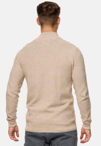 INDICODE JEANS Knit Cardigan in Beige