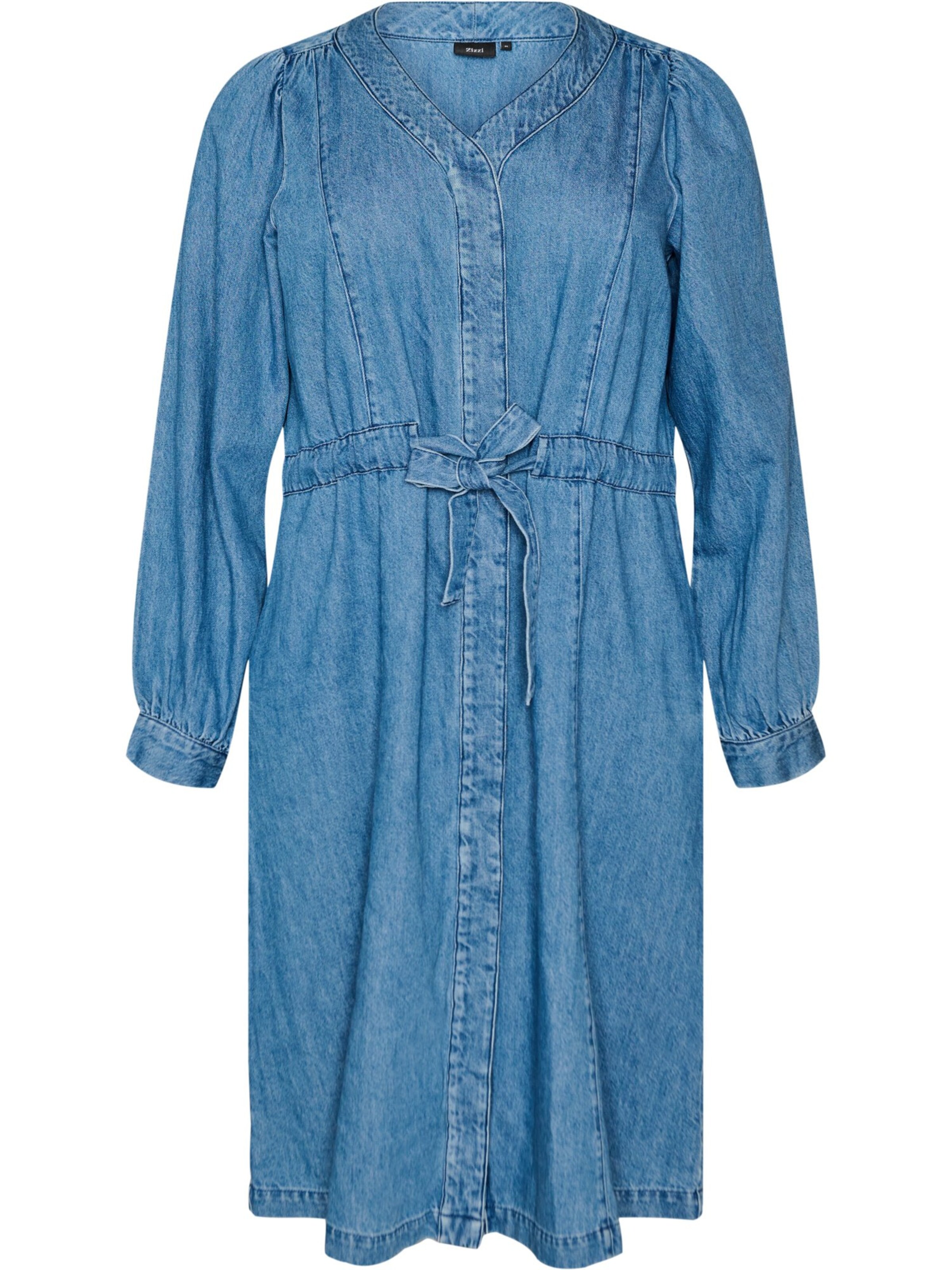 Robe 'JENNA' Zizzi en bleu : devant
