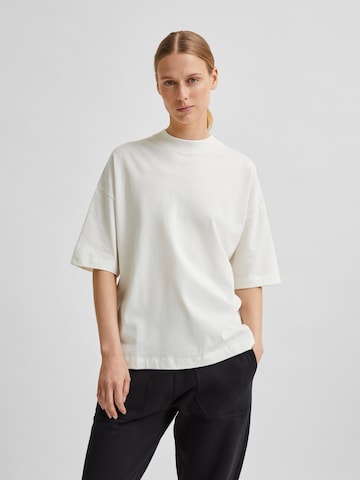 SELECTED FEMME Shirt 'Relaxcole' in Weiß: predná strana