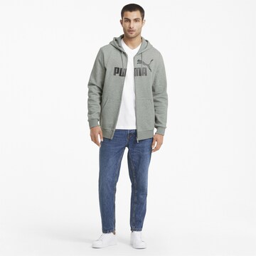 PUMA Sportsweatjacke 'Essentials' in Grau