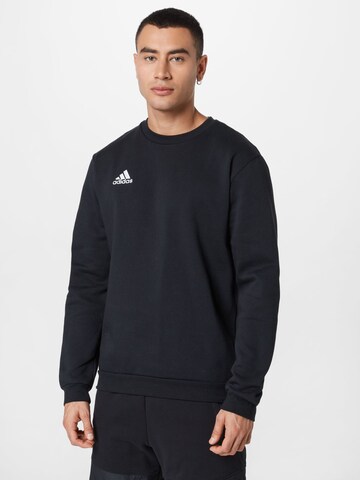 ADIDAS SPORTSWEAR Sportsweatshirt 'Entrada 22' in Zwart: voorkant