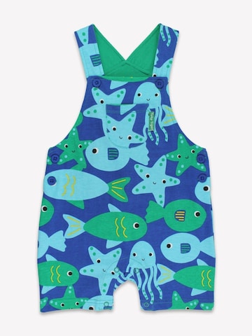Toby Tiger Regular Overalls 'Fisch-Druck' in Blue: front