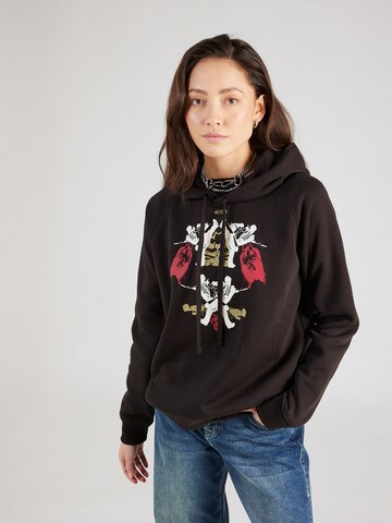 G-STAR Sweatshirt 'Look book' in Braun: Vorderseite
