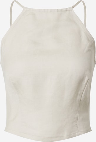 EDITED Top 'Alaia' in Beige: voorkant