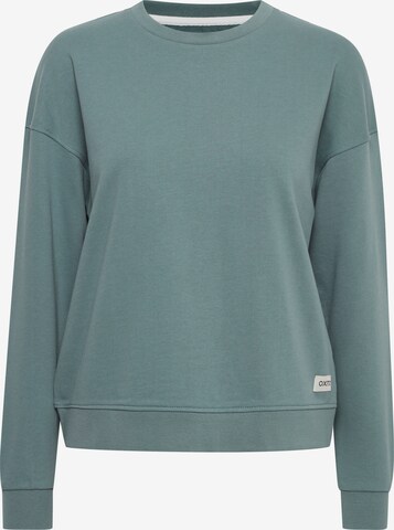 Oxmo Sweatshirt 'GRYNET' in Groen: voorkant