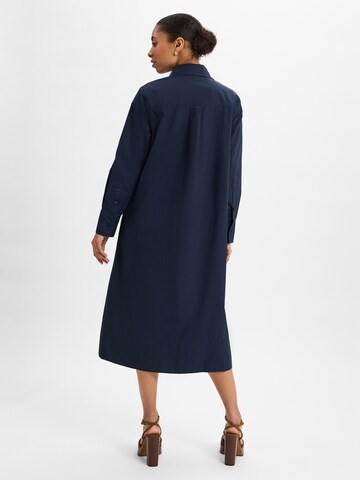 Marie Lund Kleid in Blau