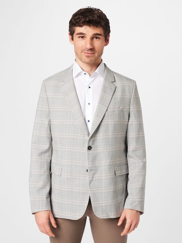 Coupe slim Veste de costume BURTON MENSWEAR LONDON en gris : devant