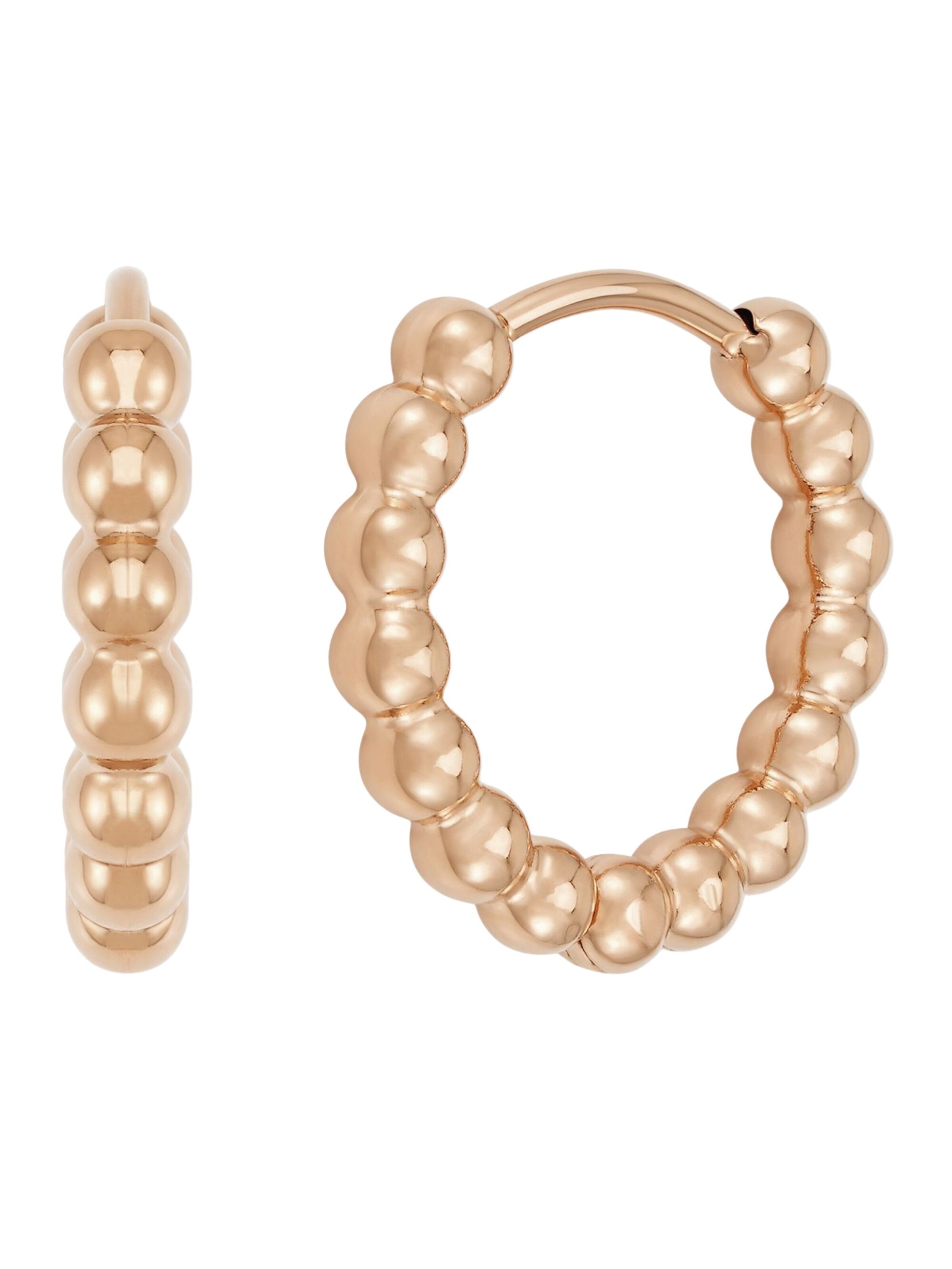 Boucles d'oreilles GOOD.designs en or : devant