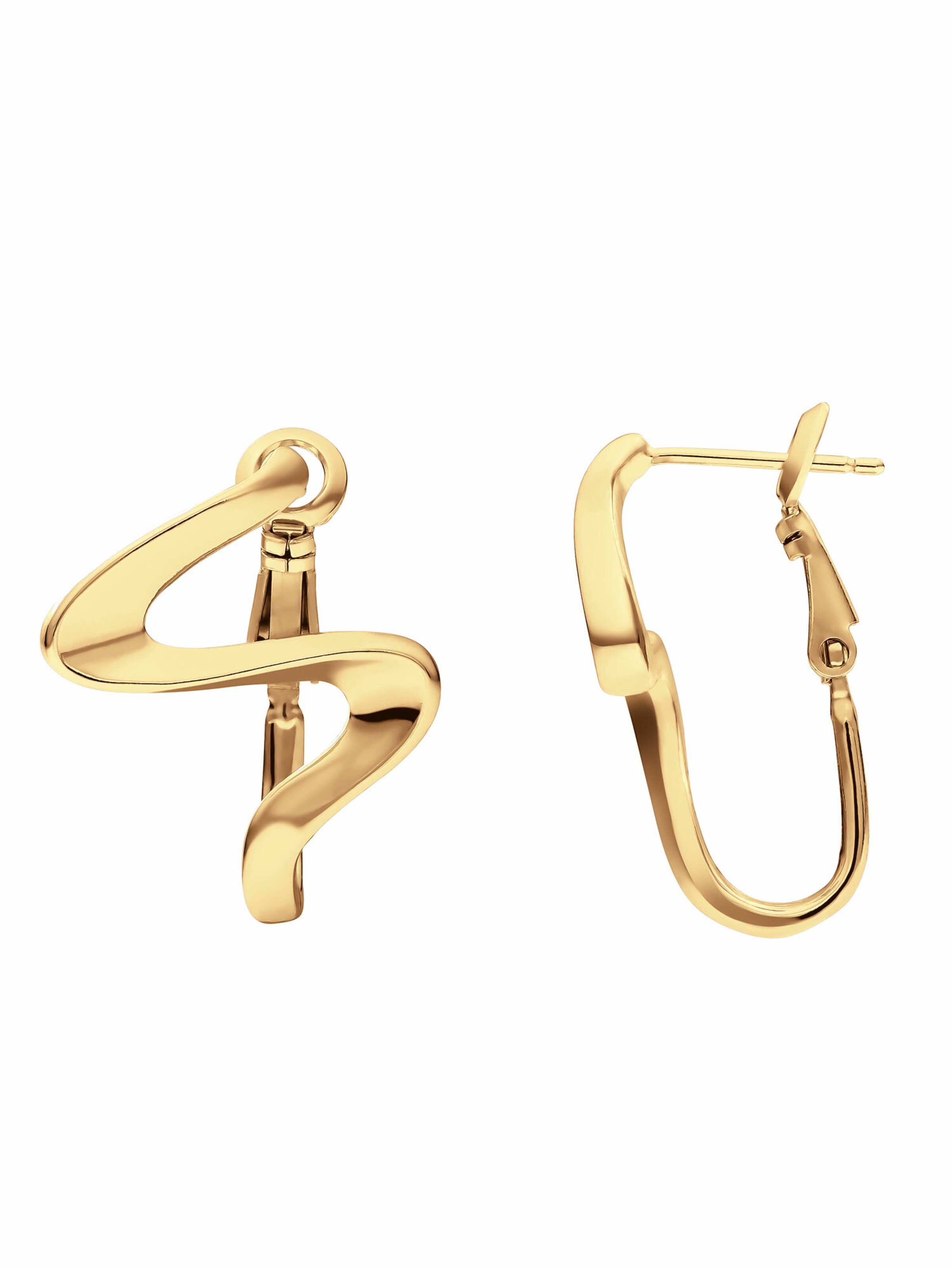 Heideman Earrings 'Fina' in Gold: front
