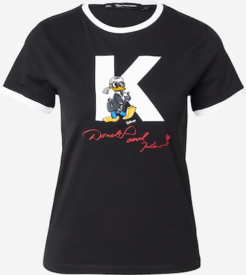 Karl Lagerfeld Футболка 'Disney x KL' в Черный: спереди